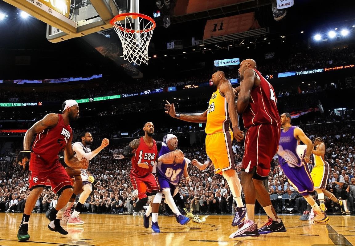 2014年NBA传奇对决：热火三巨头对科比巅峰之战回顾